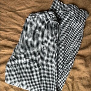 Black and White Checkered Pants